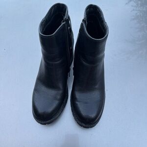 BareTraps Classic Black Ankle Booties